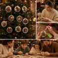 thumbnail image 7 of WDOBM Christmas Decoration, 12 PCS DIY Wooden Diamond Painting Kit, Christmas Ornaments Pearl Diamond Art Kit for Adults Beginner, Xmas Tree Hanging Decor Holiday Gift, 7 of 7