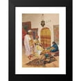 thumbnail image 2 of Giulio Rosati 14x18 Black Modern Framed Museum Art Print Titled - The Carpet Seller, 2 of 5