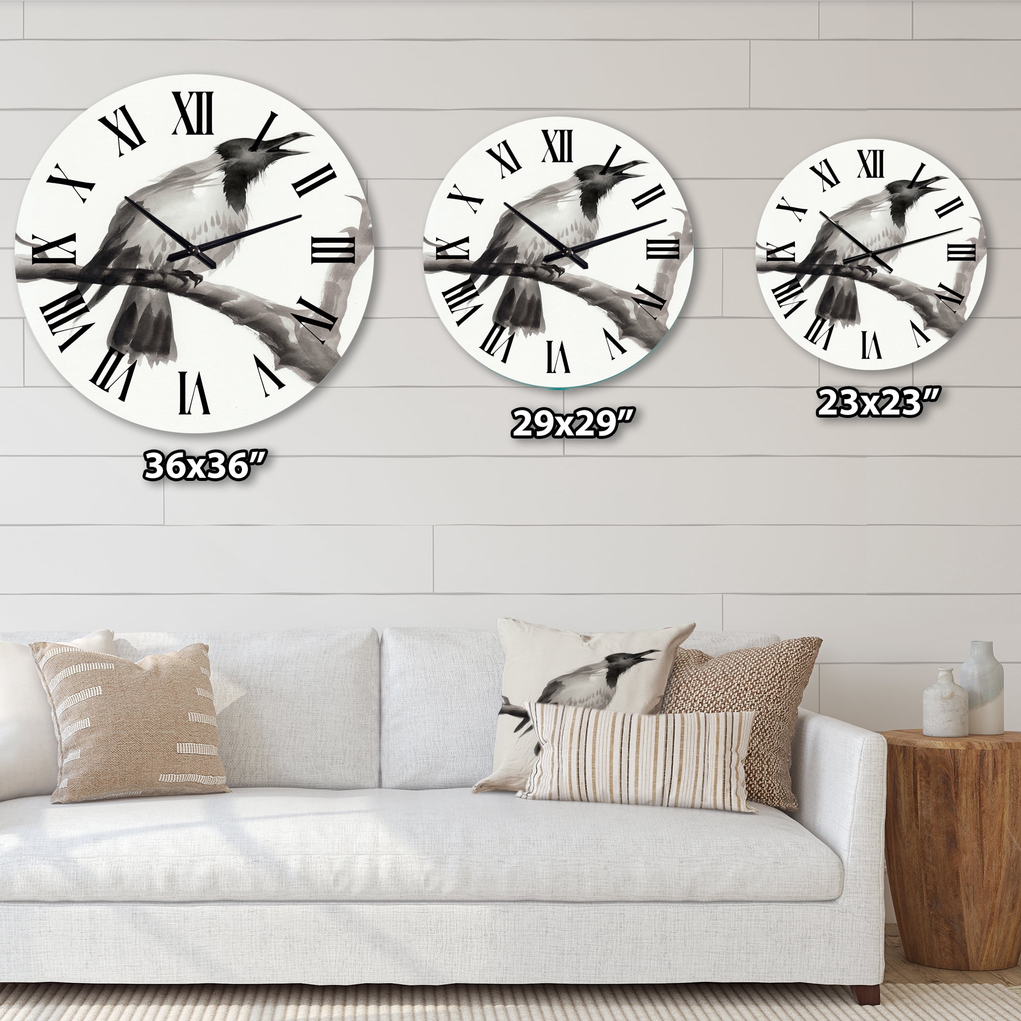 Designart 1 in Traditional Wall Clock