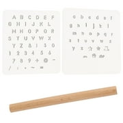TINYSOME Leathercraft Plastic Letter&Number Stamps Alphabet & Number Punch Set Tool