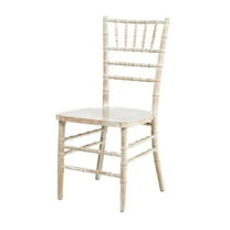 CSP European White Wahs Wood Dining Chairs
