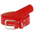 thumbnail image 2 of Pro Leather Baseball Belt (X-Large: 40"-42", Red), 2 of 2