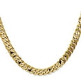 thumbnail image 5 of Primal Gold 14 Karat Yellow Gold 7.25mm Flat Beveled Curb Chain Bracelet, 5 of 10