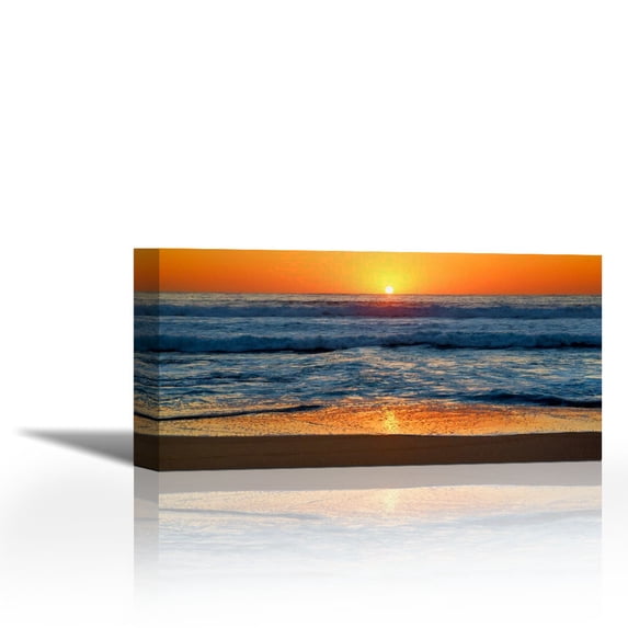 Sunset impression, Leeuwin National Park, Australia - Contemporary Fine Art Giclee on Canvas Gallery Wrap - wall décor - Art painting - 36 x 18 Inch - Ready to Hang