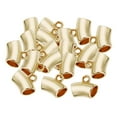 thumbnail image 1 of KLKCMS 50Pcs Large Hole Beads Necklace Pendant for Making Jewelry Gold, 1 of 9