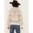 thumbnail image 4 of Shyanne Women's Southwestern Striped Print Fleece Hoodie - SRFA24K5-CRML X-  US, 4 of 4
