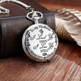 thumbnail image 4 of Reloj DE BOLSILLO CHAO DE aniversario grabado DE plata, 4 of 5