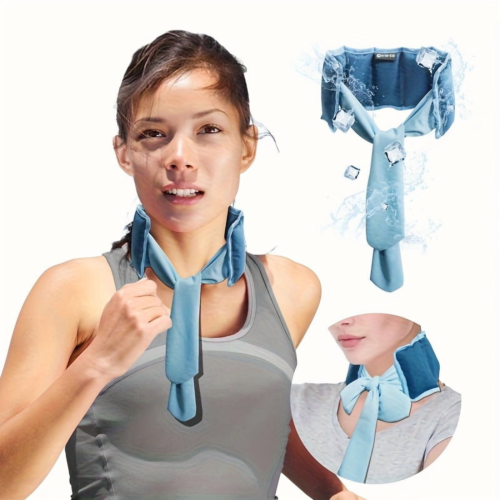 Ice Wrap Full Neck Cooling Support, Reusable Cold Therapy Pad for Muscle Pain Relief