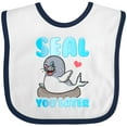 thumbnail image 3 of Inktastic Seal Cute Sea Lion Boys or Girls Baby Bib, 3 of 4