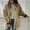 Khaki, variant on Womens Zip Up Jackets Lightweight Solid Color Long Sleeve Lapel Coat Loose Fit Casual Fashion 2025