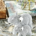 thumbnail image 5 of 9" x 7" Silver Polystone Elephant Sculpture, by DecMode, 5 of 9