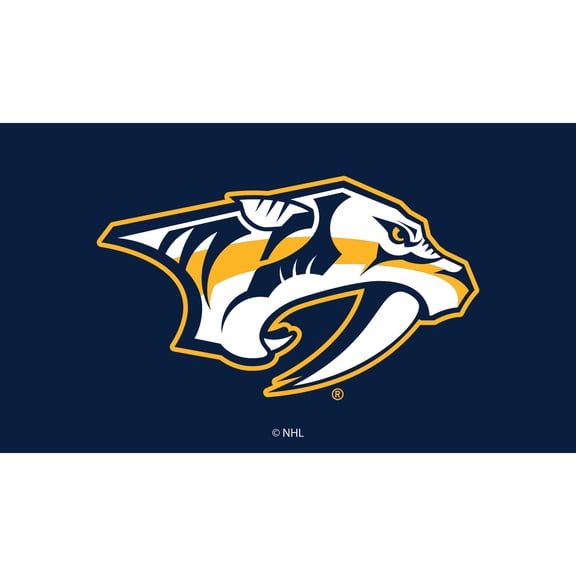 Nashville Predators 28" x 16" Turf Mat