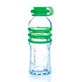 thumbnail image 1 of 16 oz Glass Water Bottle - Green, 1 of 1
