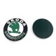thumbnail image 2 of Car emblem 2 pcs for Skoda models 80mm emblem hood and trunk, 2 of 4