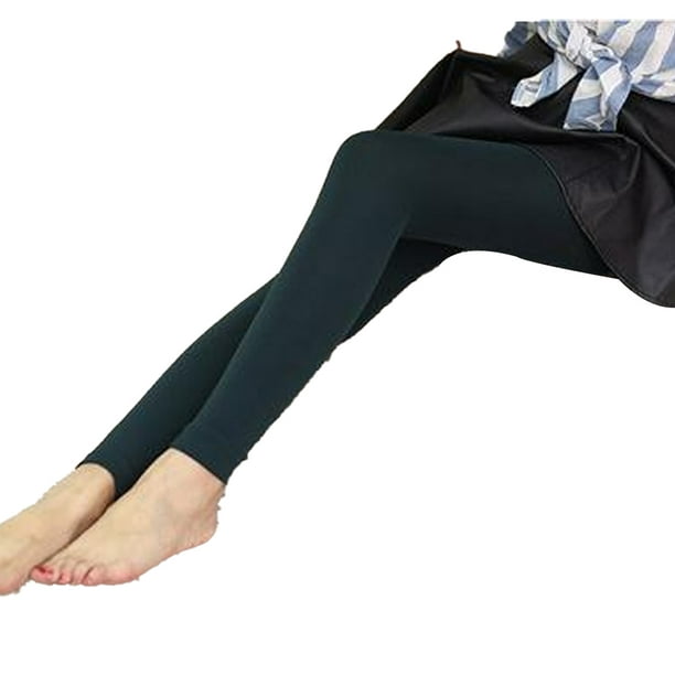 Woman Thermal Leggings Elastic Velvet Comfortable Slim Home Office