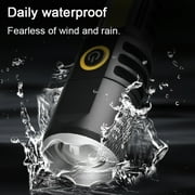 Gecheer Rechargeable Flashlight High Brightness Dual Light Source Adjustable Focus Portable USB Telescopic Lamp for Night Camping Fishing