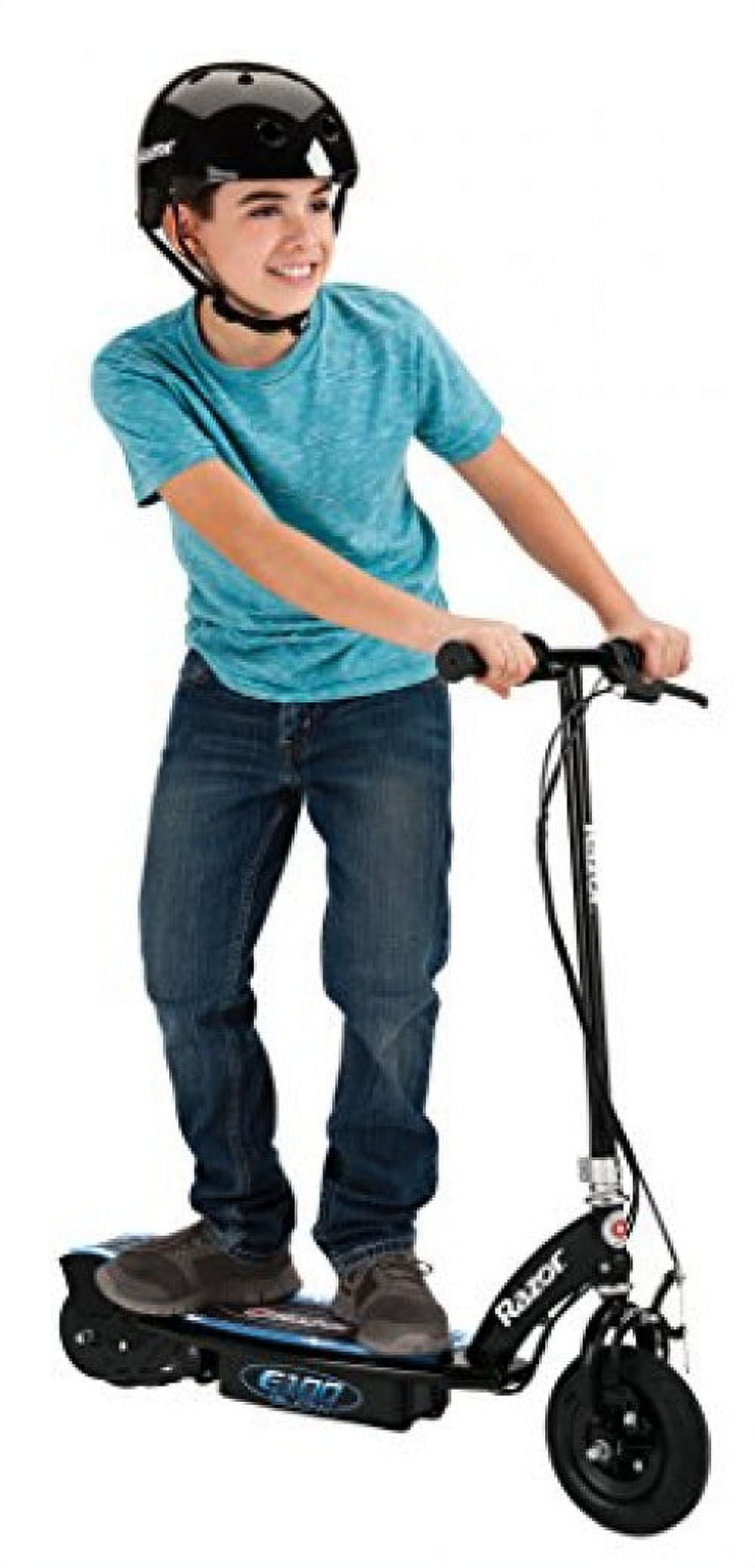 Razor E100 Glow Light-up Electric Scooter, up to 10 mph, Air-filled Front Tire, for Child Ages 8+