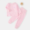 thumbnail image 2 of NOLDARES Toddler Boys Pajamas Little Big Boy Pajamas Sets Cotton Pjs Kids Jammies,Light Pink,9-12 M, 2 of 9