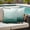 Green, variant on Mist Ocean Outdoor Pillow Covers 24x24 Inch Throw Pillow Covers Set of 2 Waterproof Decorative Pillow Cases Coastal Indigo Gray Ombre Sea Waves Minimalist Cushion Covers for Patio Furniture Garden
