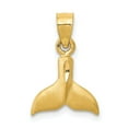 thumbnail image 1 of FB Jewels 14K Yellow Gold Whale Tail Pendant, 1 of 4