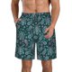 thumbnail image 1 of Balery Vintage Floral Traje de Baño Estilo Hawaiano para Hombre, Shorts de Secado Rápido con Bolsillos-Medium, 1 of 6