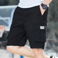 thumbnail image 5 of RWJDXD RWJDXD Plus Size Shorts 8XL Summer Cargo Shorts For Men 2024 Fashion Clothing Drawstring Casual Shorts With Multi Pockets, 5 of 5