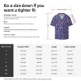 thumbnail image 5 of Honeii 's Lavender Flowers for men's short-sleeved button-up collared shirt featuring a pocket, perfect for beach vacations, and travel adventures., 5 of 5