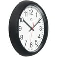 thumbnail image 2 of Infinity Instruments Director Wall Clock, Black, 12", 2 of 7
