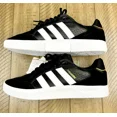 thumbnail image 1 of Size 11 - Ad-id-as Mens Tyshaun Low Black/White/Gold Skateboard Shoes, 1 of 6