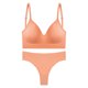 thumbnail image 2 of Conjunto de sujetador deportivo y camiseta sin mangas para yoga para mujer: ropa interior con cinturón ajustable, relleno extraíble y tirantes finos en V., 2 of 5