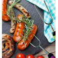 thumbnail image 5 of Parrilla de humo de 4 piezas, horquilla giratoria retráctil para perros calientes, fogón al aire libre, accesorios para acampar, Kit de Camping, horquilla de acero retráctil, 5 of 5