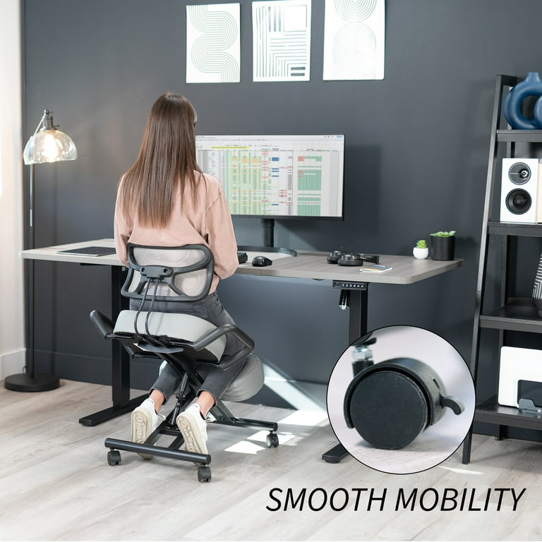 Dragonn by vivo Ergonomic Kneeling Chair with Back Support Adjustable