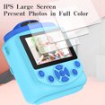 thumbnail image 5 of Children's Photo Printing Instant Cameras Clearance With Front And Rear Cameras 2.4 Inch Hd Video Recorder Easy To Carry Sky Blue, 5 of 9