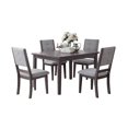 thumbnail image 3 of Topline Home Furnishings Grey Fixed Dining Table, 3 of 4