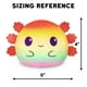 thumbnail image 4 of Teeturtle Peluche Axolotl Reversible de 4" - Lindo Kawaii Gris y Arco Iris - Animal de Peluche Suave, 4 of 4