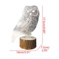 thumbnail image 3 of Metal Hollow Forest Animal Crafts Log Combinación de metal Decoraciones para el hogar Talla de metal Adornos de animales Wmkox8yii gf7521, 3 of 6