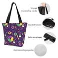 thumbnail image 6 of Fotbe Mardi Gras and Donuts Pattern Beach Tote,Shoulder Handbag,Spacious Tote Bag,Lightweight Travel Bag,Versatile Shopping Bag, 6 of 9