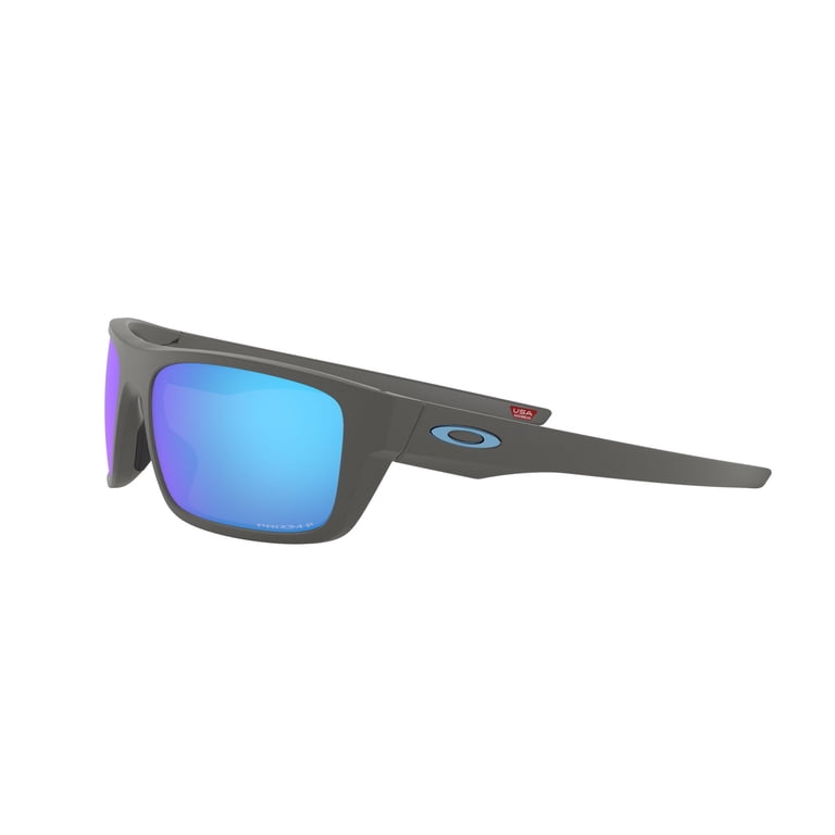 Oakley Men's OO9367 Drop Point Polarized Rectangular Sunglasses