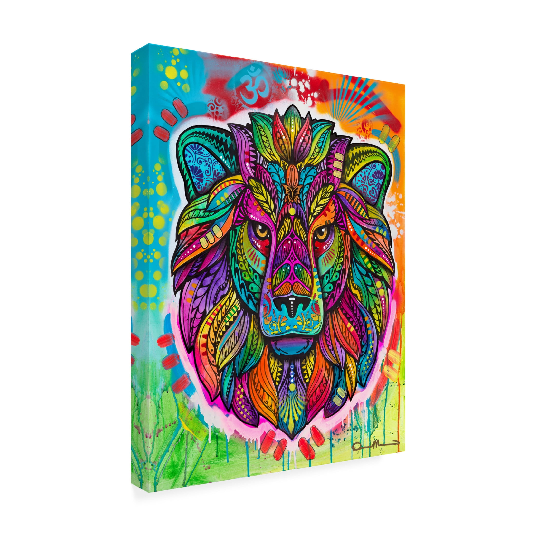 Canvas Wall Art - Dean Russo 'Lion' Wall Art for Living Room, Bedroom, or Office Décor by Trademark Fine Art - 24 x 32 Inches