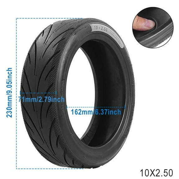 10Inch 10X2.50 Self-Repair Tubeless Tyre For Ninebot F2/F2 Plus Electric Scooter