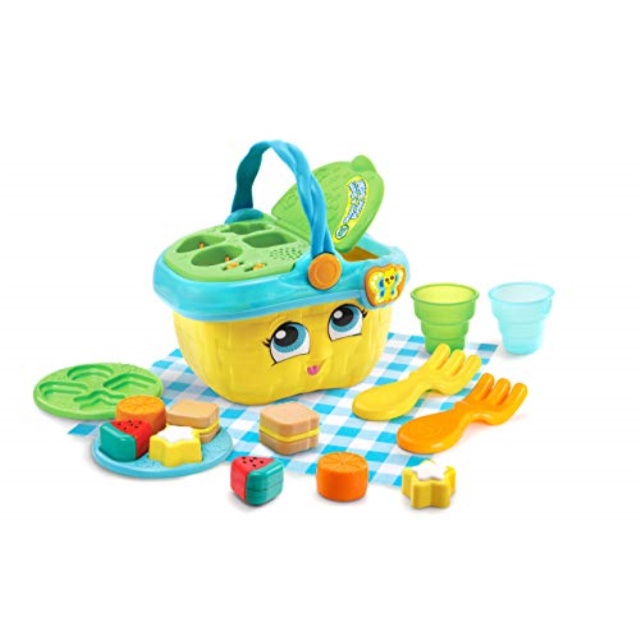 leapfrog shapes & sharing picnic basket, yellow