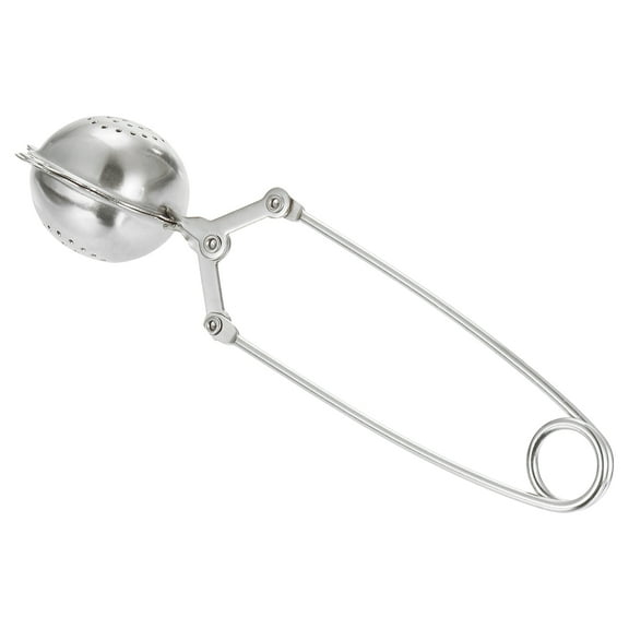 1 Pcs Teapot Snap Tea Ball Infuser, Tea Strainer, Silver