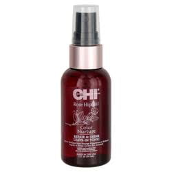 Chi Rose Hip Oil Repair & Shine Leave-In Tonic - 2 oz for Color Treated, Damaged, Dry (Best Way To Treat Dry Damaged Hair)