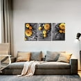 thumbnail image 2 of Black And White Pumpkin Wall Paintings Canvas Wall Art For Kitchen Boho Wall Decor For Dining Room Living Room Wall Decorations For Restaurant Prints Wall Pictures Artwork Home Decoration 3 Piece Set, 2 of 6