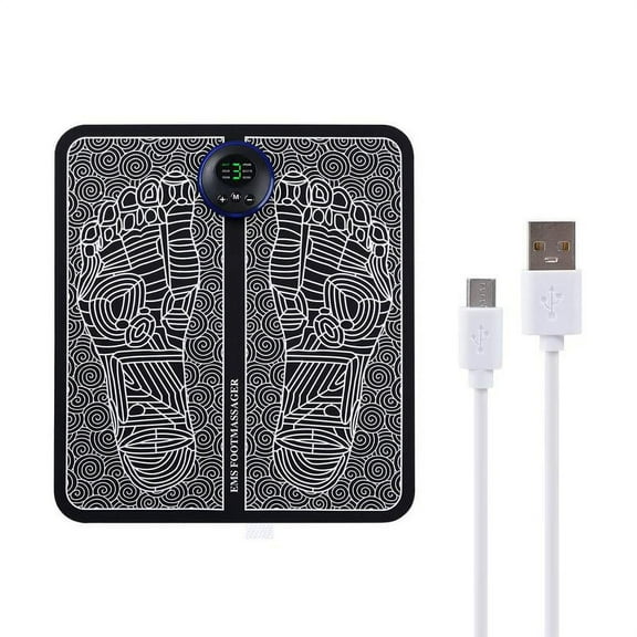 Electric EMS Foot Massager Pad Feet Muscle Stimulator Massage for Legs Feet Arms