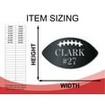 thumbnail image 2 of Custom Metal Football Wall Art - Metal Sports Sign - 14 Color Options 12, 2 of 5