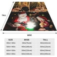 thumbnail image 3 of Custom Blanket with Photo Text Personalized Child Mother Father Christmas Halloween Lover Pet Personalized Gift Birthday Custom Picture Blanket (1Photos, 50"x40"), 3 of 6