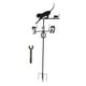thumbnail image 3 of Veleta, Veleta De Dirección Del Viento De Hierro Forjado Exquisita Para La Decoración Del Jardín ANGGREK Garden Weather Vane, 3 of 8