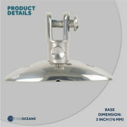 Five Oceans 90 Degree Deck Hinge with Removable Pin (Pair) FO-1529-M2-FM
