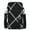 White Stripes, variant on Women Small Crossbody Bags Nylon Over Shoulder Purses Zipper Closure Travel Purse Roomy Design for Phone and Essentials with Adjustable Strap
